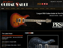 Tablet Screenshot of guitarvaultusa.com